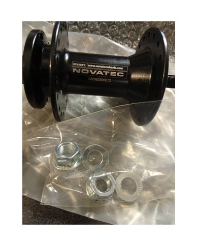 Mozzo novatec anteriore MTB sgancio rapido 9x100mm a 36 raggi , disco 6 fori