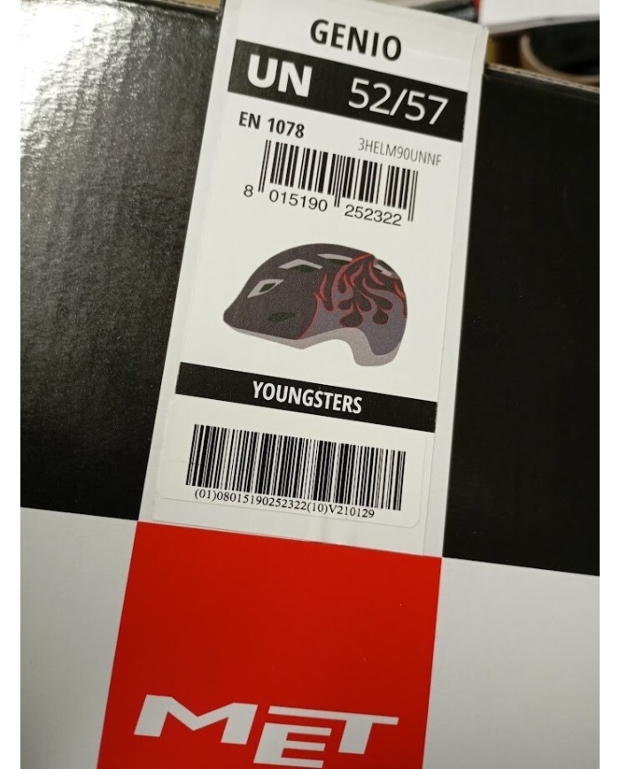 caschetto bici bambino/ragazzino taglia unica regolabile 52-57cm circ capo