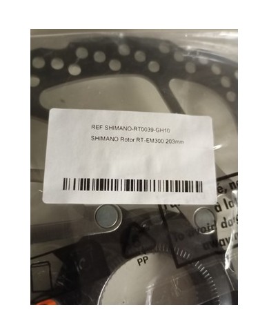Disco Freno MTB 203mm Centerlock Shimano Rt-em300 con magnete