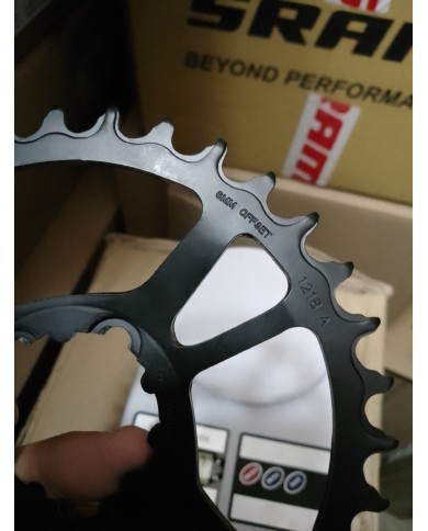 Corona MTB 34t a 3 fori SRAM offset 6mm per ruote standard non boost nuova