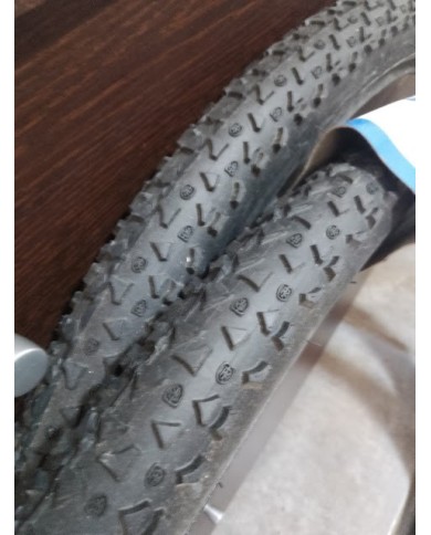 coppia copertoni mtb 29 x 2,10 rigidi per camera d aria no tubeless nuovi