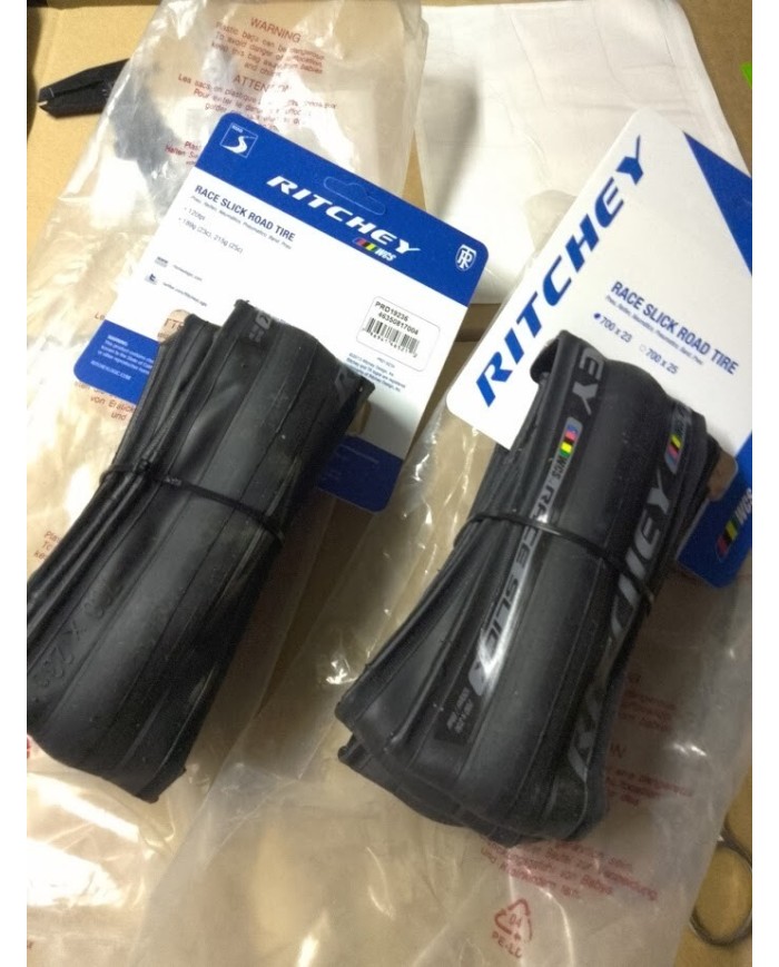 Copertoncini per bici da corsa 700x23c ritchey wcs race slick peso 187gr