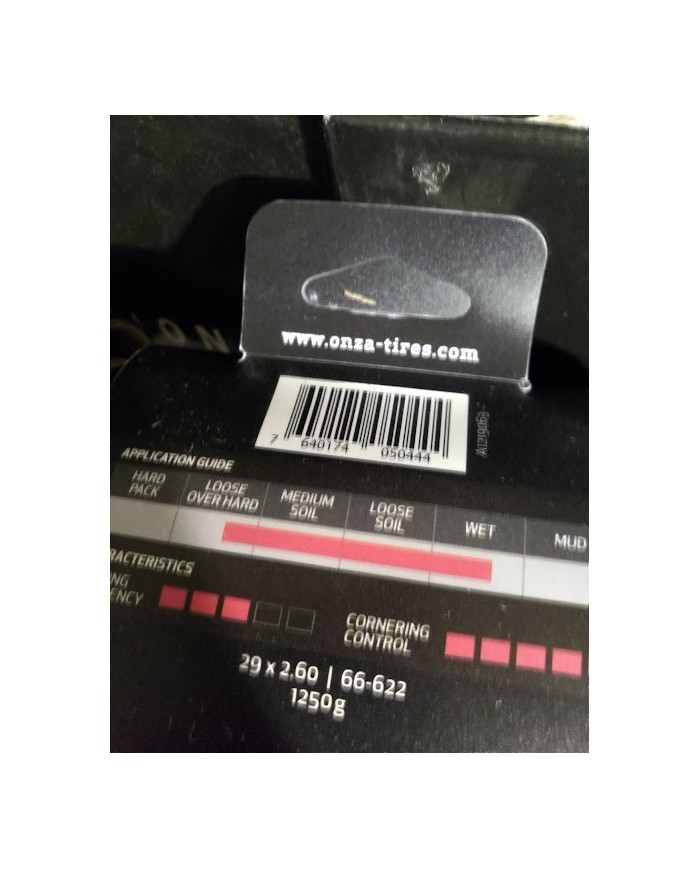 Coppia a 68€ spediti ONZA tyre Ibex 29 x 2.60 GRC 120 TPI | Soft Compound 50