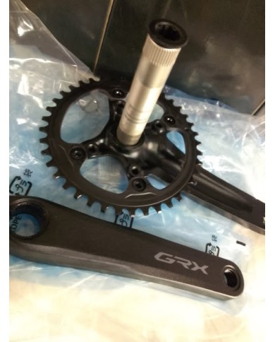 Guarnitura Shimano GRX FC-RX600 1x11v 40T Pedivelle 175 mm