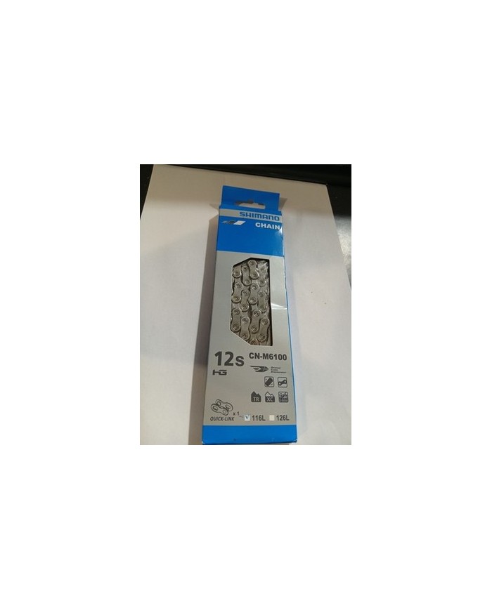 Catena Shimano 12v Nuova E Originale Cn-m6100 116L + Quick Link