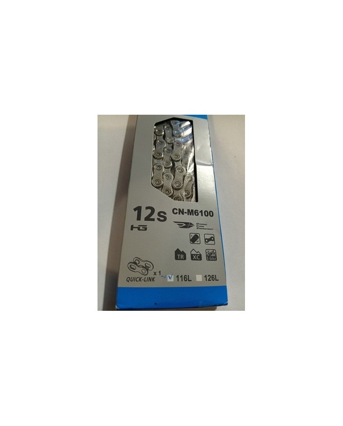 Catena Shimano 12v Nuova E Originale Cn-m6100 116L + Quick Link