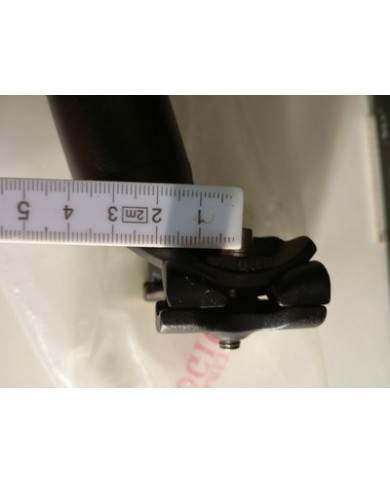 Reggisella Nero In Alluminio Ritchey 31,6x400mm Offset 25mm