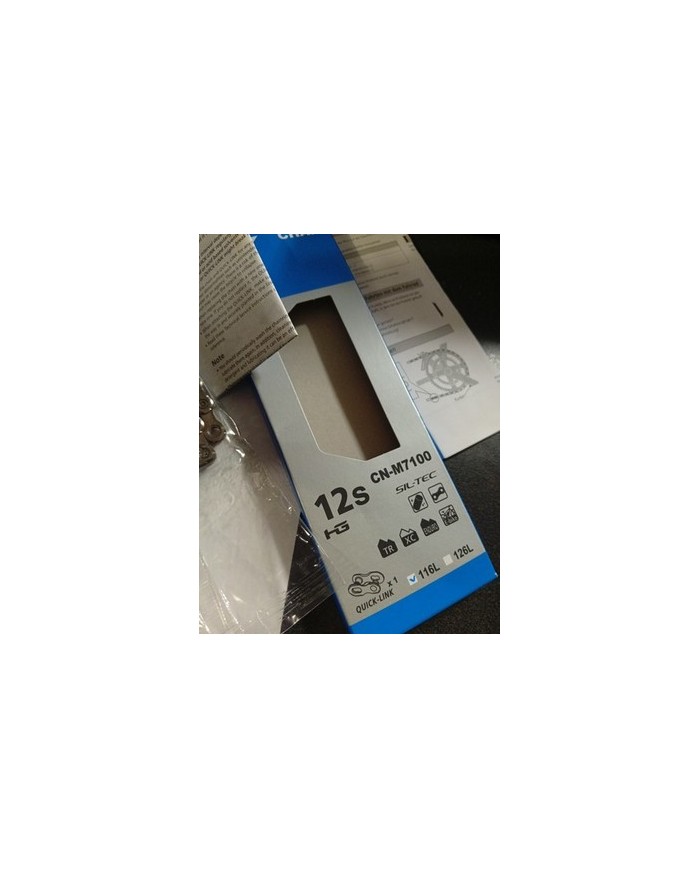 Shimano catena bici  SLX CN-M7100 Quick Link Catena 12v 116L