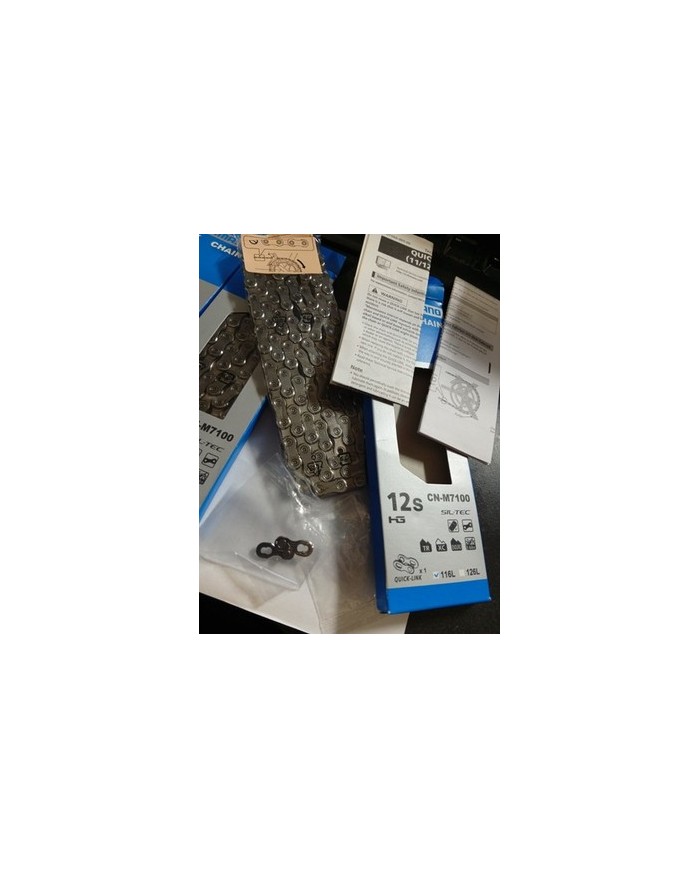 Shimano catena bici  SLX CN-M7100 Quick Link Catena 12v 116L