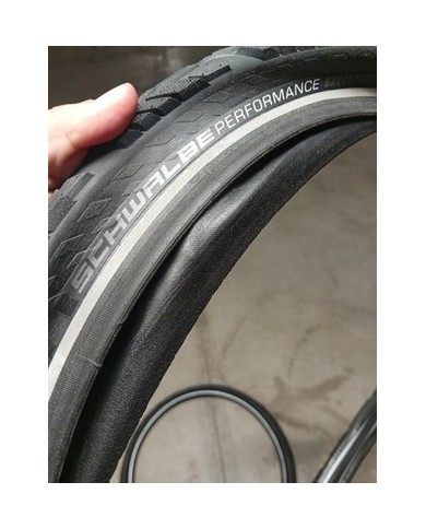 Coppia Di Copertoni Per E-bike 27,5 x 2,15 Schwalbe Marathon Per Camera D...