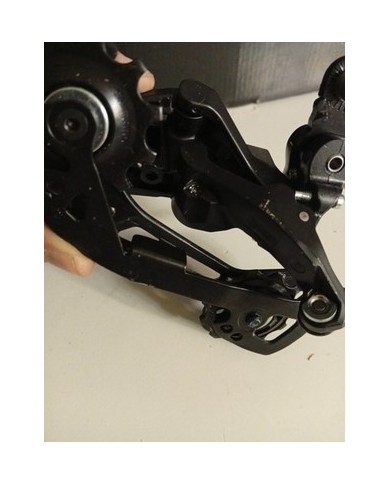 Deragliatore Posteriore MTB 10/11 Vel Shimano Deore Rd-m5120 Gabbia Media Per...