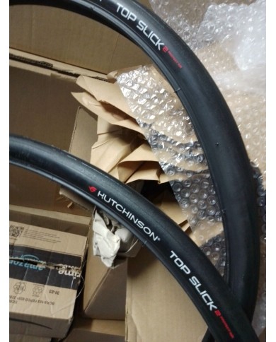 Coppia copertoncini 700x32 Hutchinson top slick 2 per camera d aria NO TUBELESS