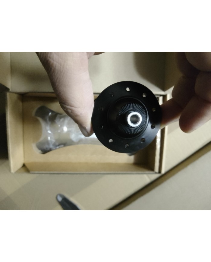 mozzo anteriore bici corsa 20 fori freno rim NO DISC sgancio rapido 5x100mm dt s