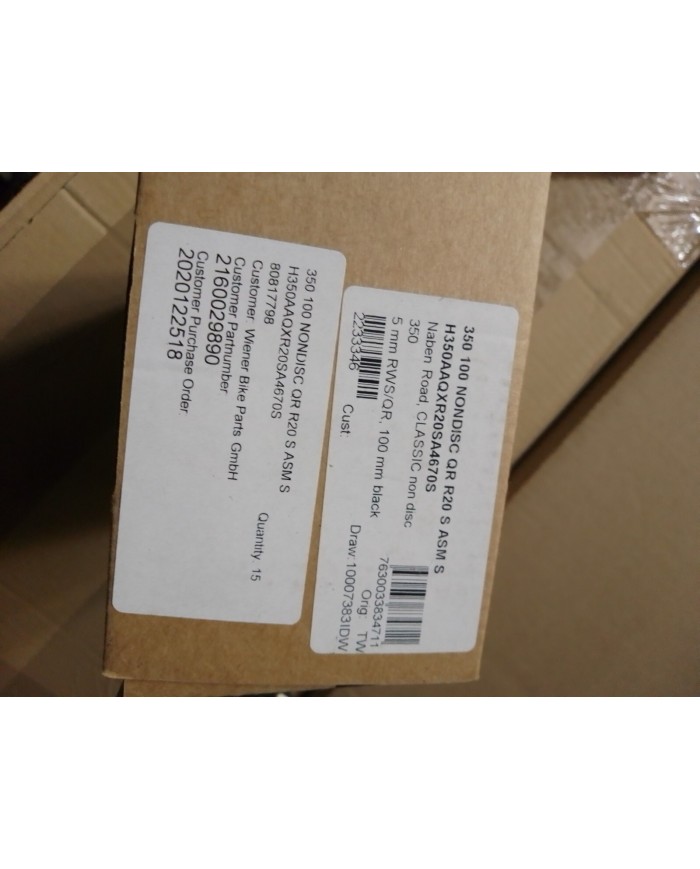 mozzo anteriore bici corsa 20 fori freno rim NO DISC sgancio rapido 5x100mm dt s