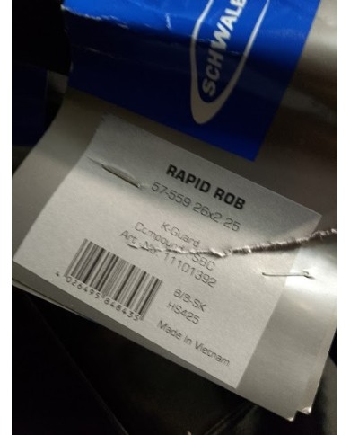 Schwalbe Rapid Rob SBC 26x2.25" coppia di copertoni mtb per camera aria no tubel