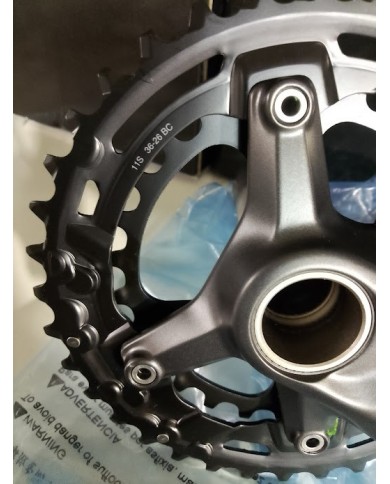 Guarnitura MTB Shimano FC-M5100 Doppia 11V 36/26T 175mm Perno 24mm