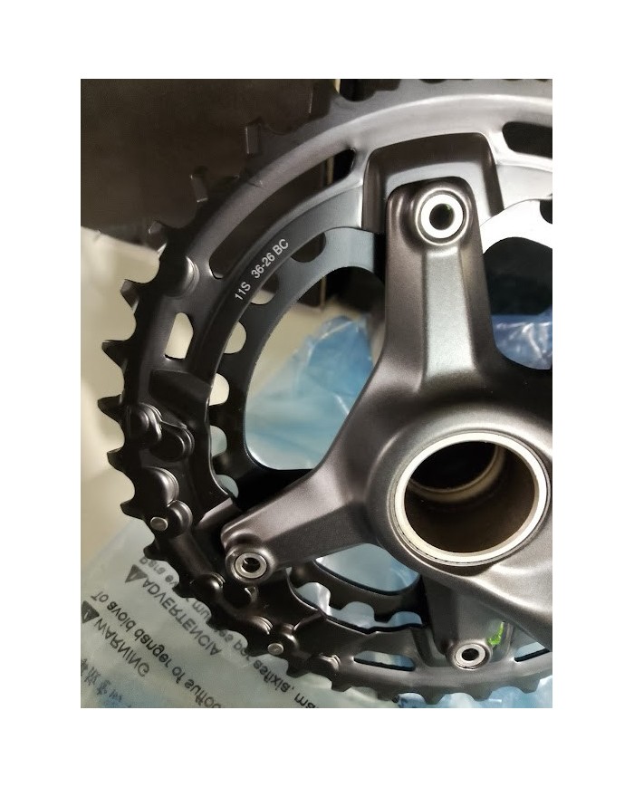 Guarnitura MTB Shimano FC-M5100 Doppia 11V 36/26T 175mm Perno 24mm