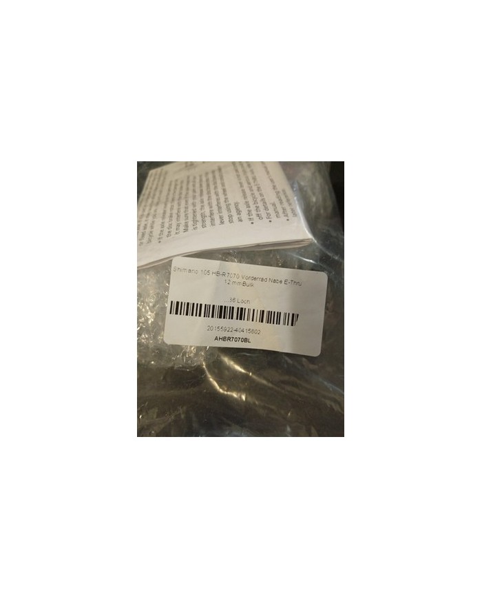 Mozzo Anteriore Bici Da Corsa 12x100mm Shimano 105 Hb-r7070 36 Fori