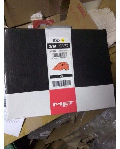 MET Echo MTB Cycling Helmet Arancio Small/Medium 52-57cm