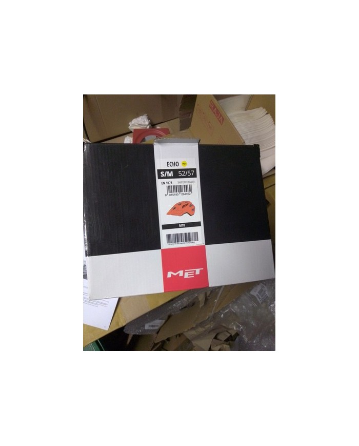 MET Echo MTB Cycling Helmet Arancio Small/Medium 52-57cm