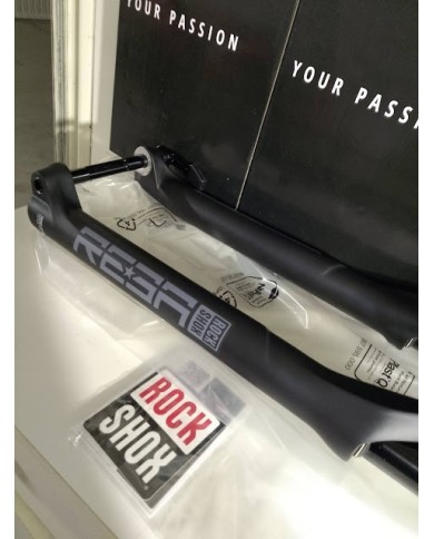 forcella mtb rockshox reba 100mm 29 15x110 remote nuova , manettino escluso