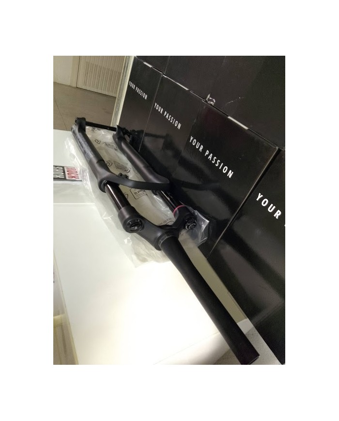 forcella mtb rockshox reba 100mm 29 15x110 remote nuova , manettino escluso