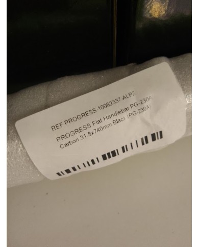 Manubrio Progress PG-230 Flat 740mm – Carbonio UD – 31.8mm – XC – Finitura Opaca