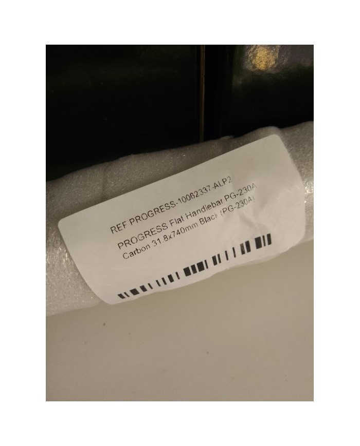 Manubrio Progress PG-230 Flat 740mm – Carbonio UD – 31.8mm – XC – Finitura Opaca