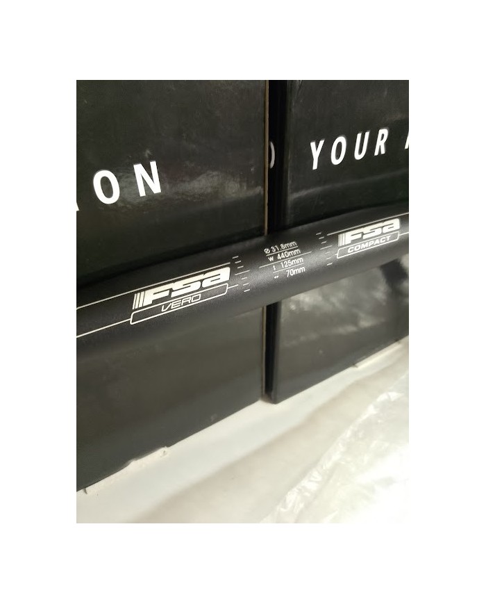 Piega Manubrio Bici da Corsa FSA Vero Compact – Alluminio – 44 cm centro-centro