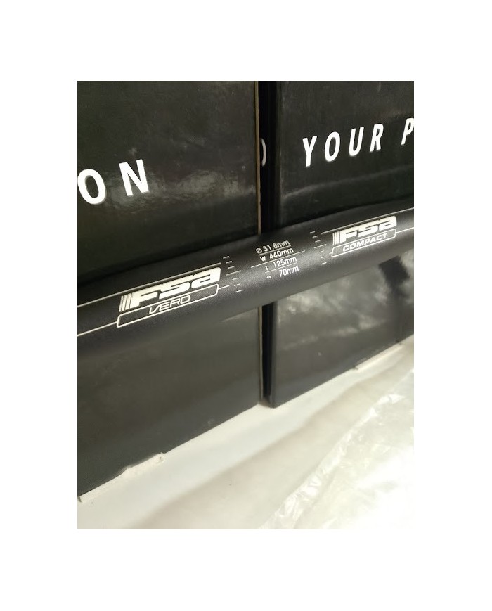 Piega Manubrio Bici da Corsa FSA Vero Compact – Alluminio – 44 cm centro-centro