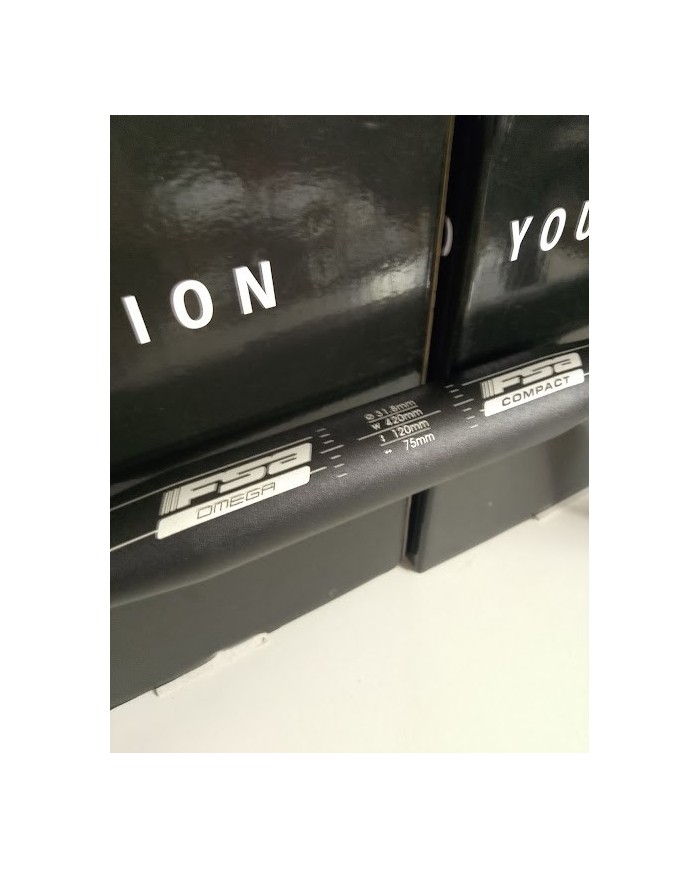 Piega Manubrio Bici da Corsa FSA Omega Compact – Alluminio – Ø31.8mm – 44 cm centro-centro