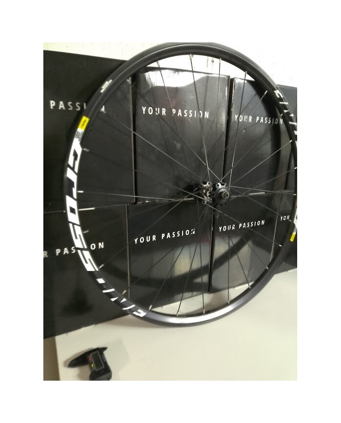 ruota mtb anteriore 27,5 sgancio rapido nuova mavic crossone per disco 6 fori ca