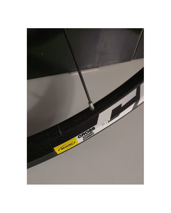 ruota mtb anteriore 27,5 sgancio rapido nuova mavic crossone per disco 6 fori ca